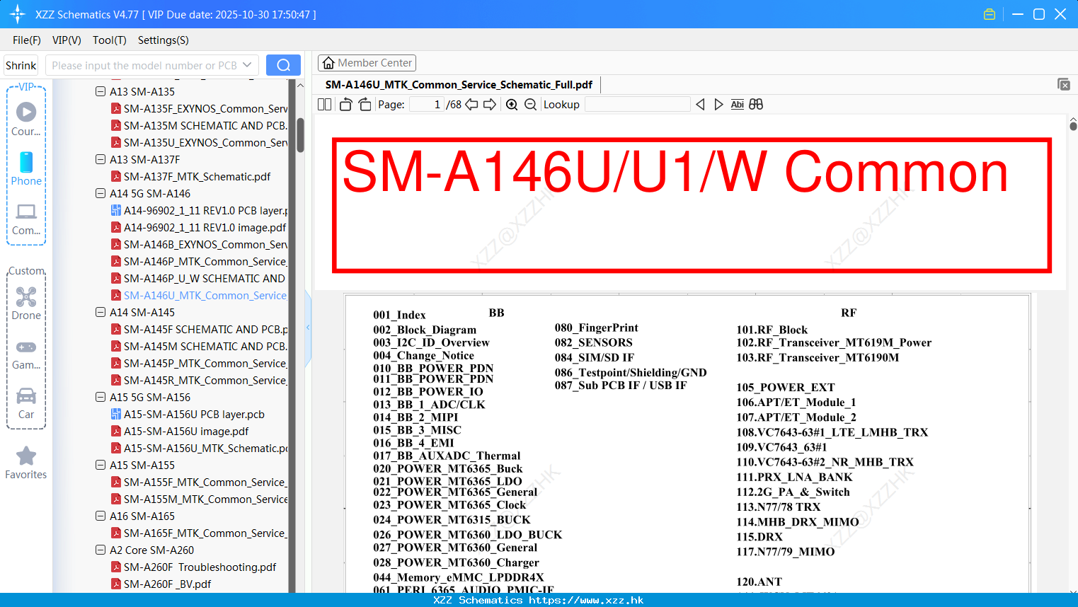 Samsung SM-A146U_MTK_Common_Service_Schematic_Full